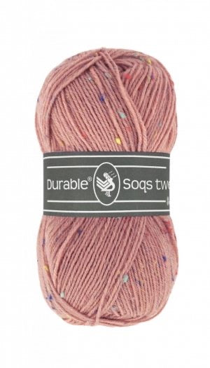 Durable - Soqs Tweed - vintage pink - 225