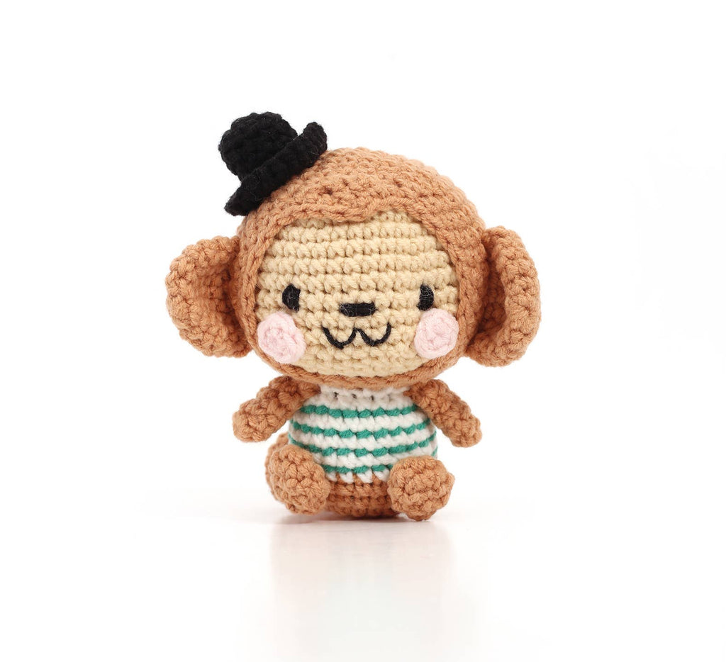 Minigurumi-kit Nori aapje 10 cm