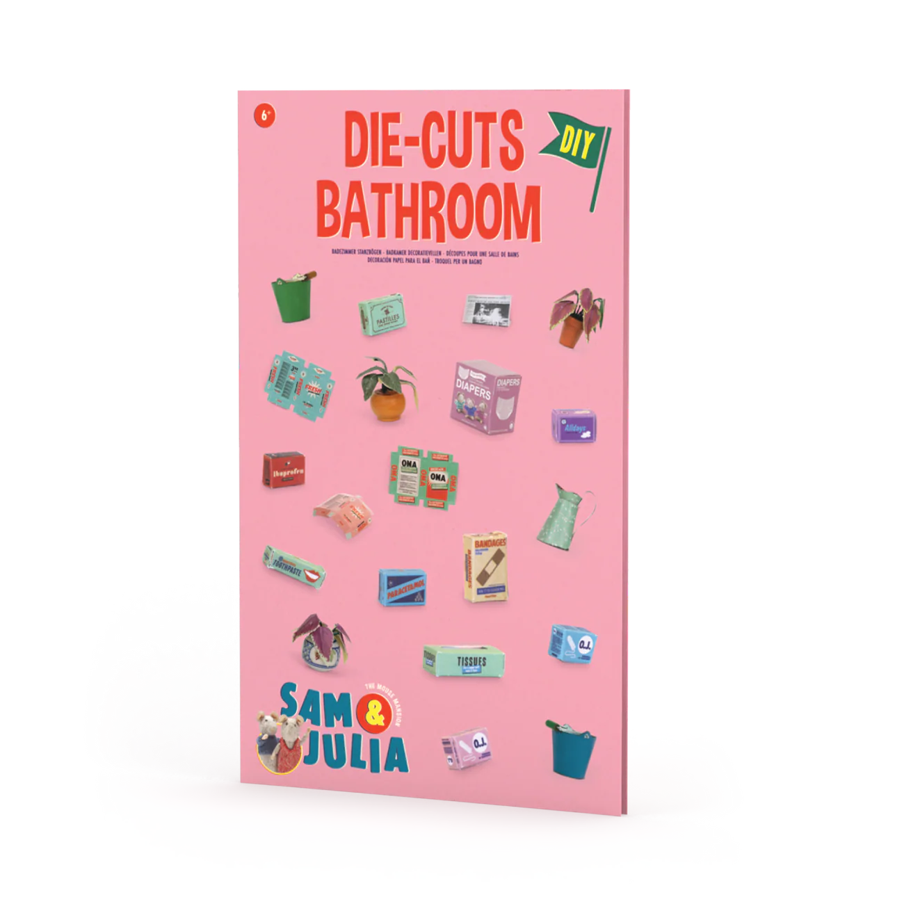 Sam & Julia - Het Muizenhuis - Decoratievellen Badkamer