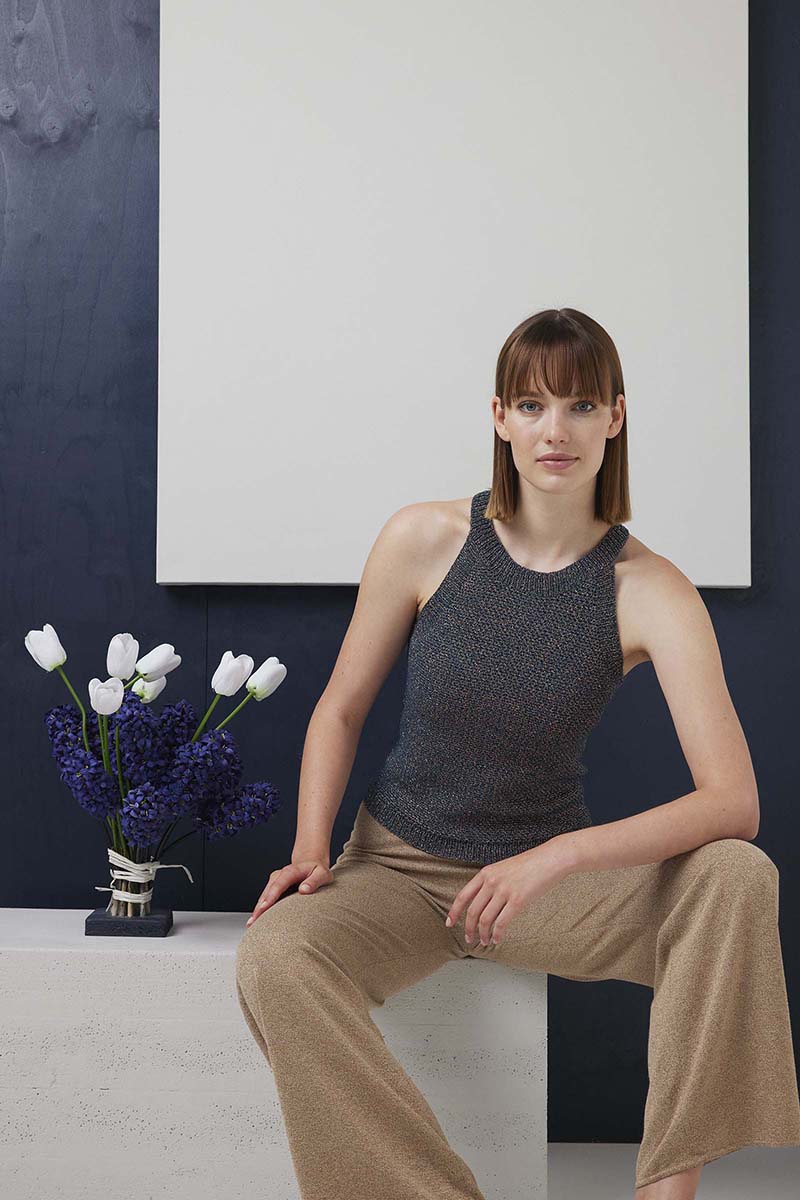 Lang Yarns - Lamé Soft - petrol - 56.0088