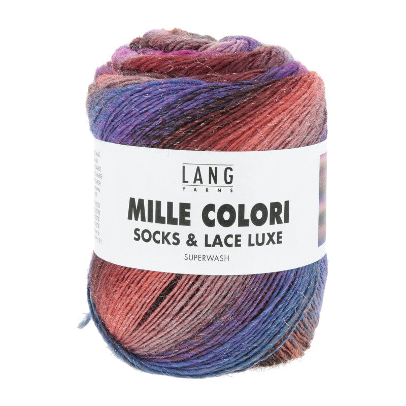 Lang Yarns - Mille Colori Socks & Lace Luxe - brown - 859.0219
