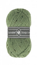 Durable - Soqs Tweed - saxon green - 424