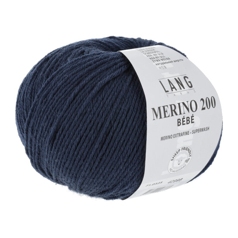 Lang Yarns - Merino 200 - navy - 71.0325