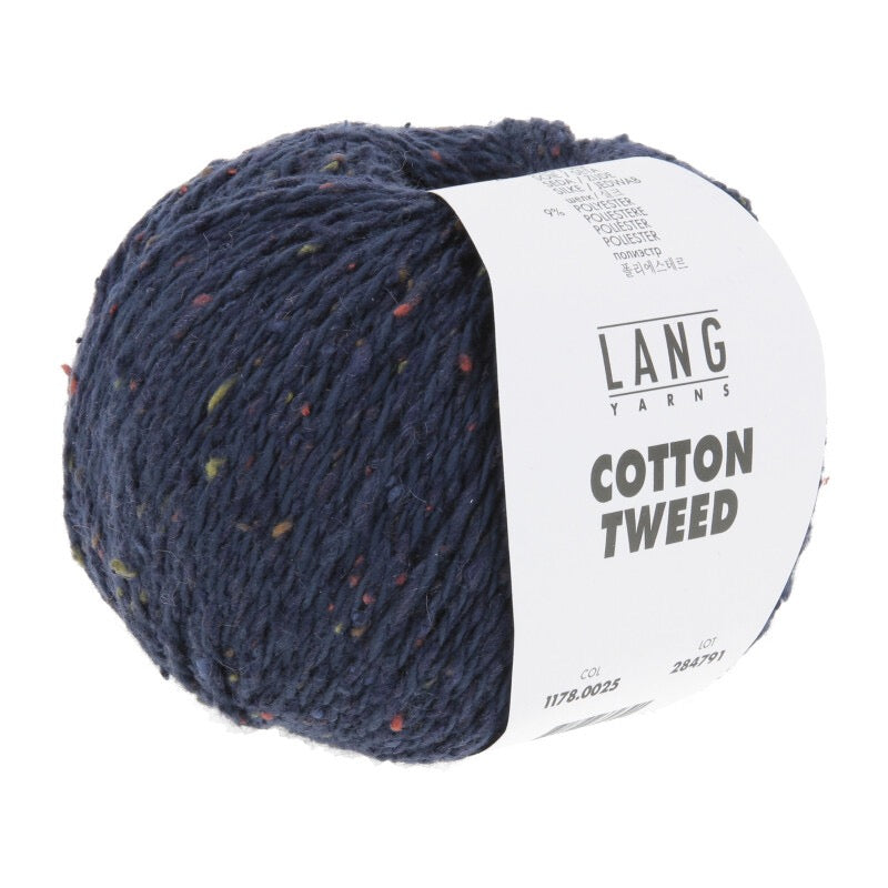 Lang Yarns - Cotton Tweed - navy - 1178.0025