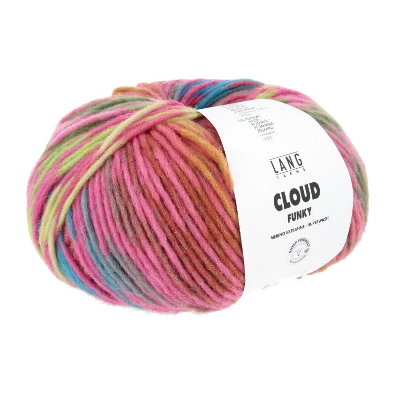 Lang Yarns - CLOUD FUNKY - pink/blue/light green/fuchsia - 1077.0027