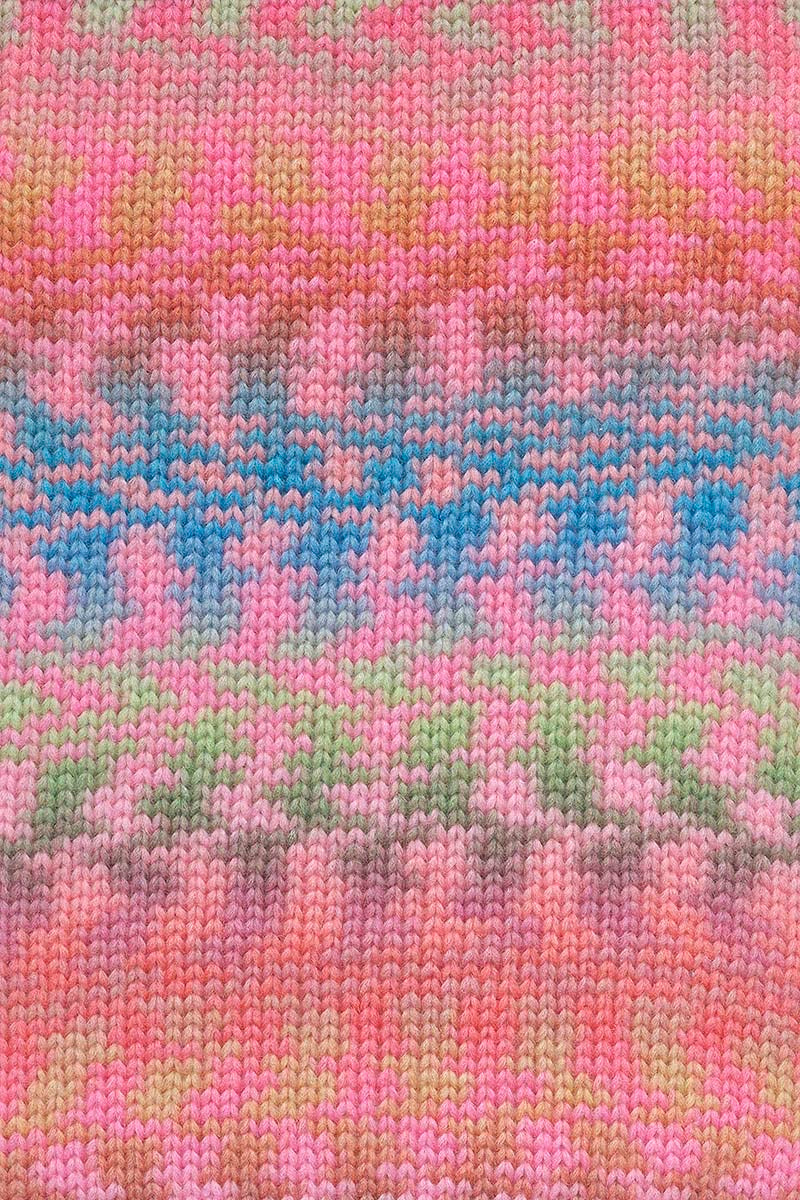 Lang Yarns - CLOUD FUNKY - pink/blue/light green/fuchsia - 1077.0027