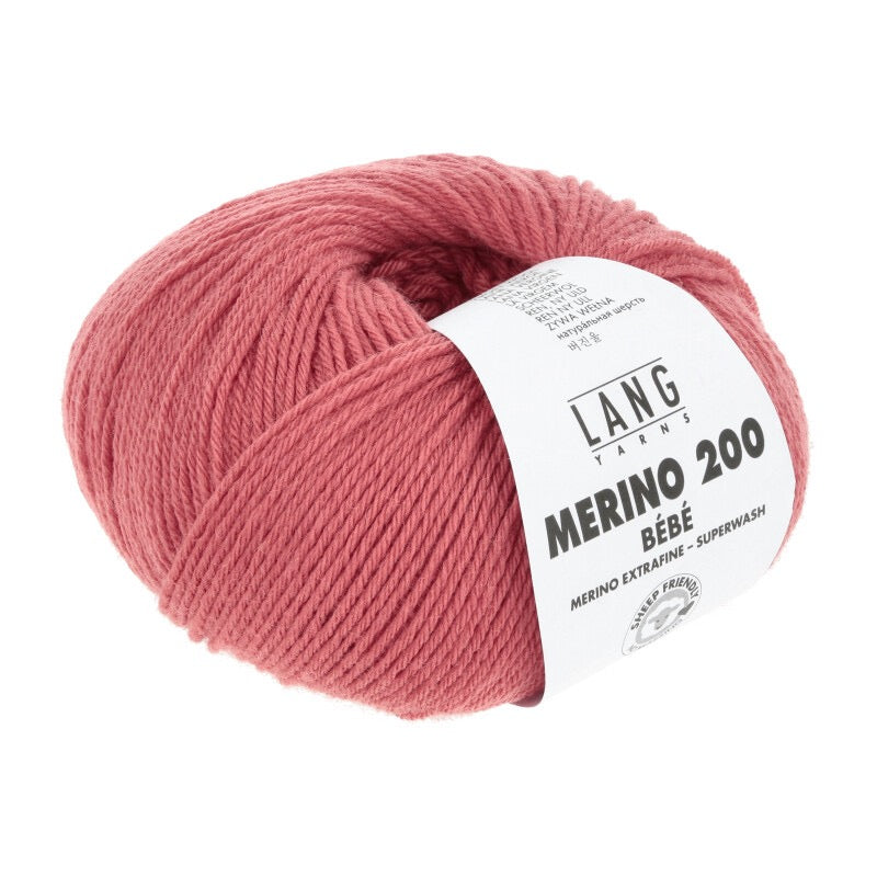 Lang Yarns - Merino 200 - raspberry - 71.0365