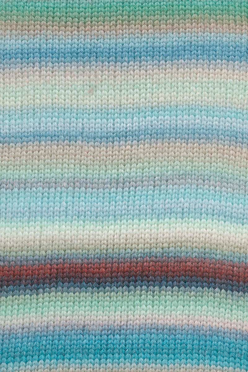 Lang Yarns - CLOUD - mint/turquoise/brown/ice blue - 1077.0033