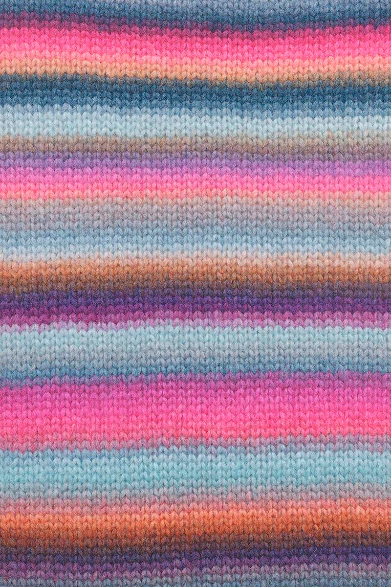 Lang Yarns - CLOUD - pink/ice blue/petrol/violet - 1077.0032