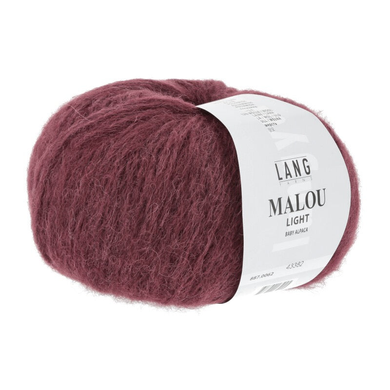 Lang Yarns - MALOU LIGHT - dark red - 887.0062