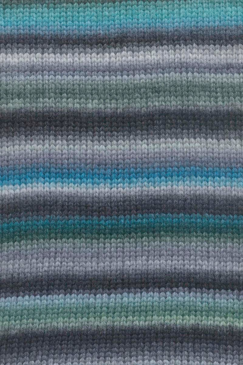 Lang Yarns - CLOUD - turquoise/grey/black/green - 1077.0030