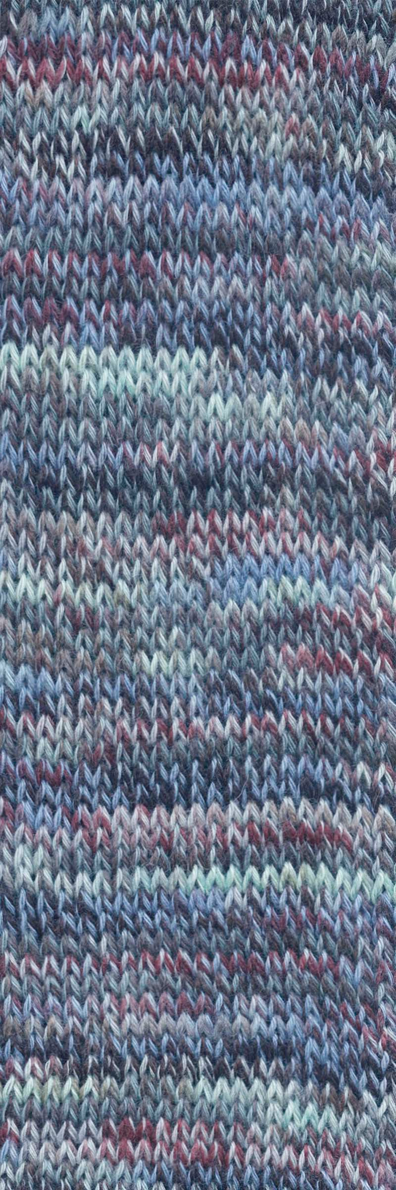 WoolAddicts - FOOTPRINTS - bordeaux/grey/lavender - 1115.0021