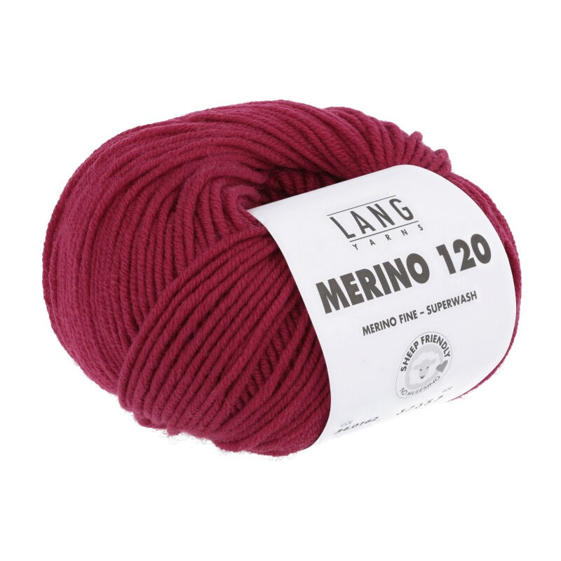Lang Yarns - Merino 120 - burgundy - 34.0162