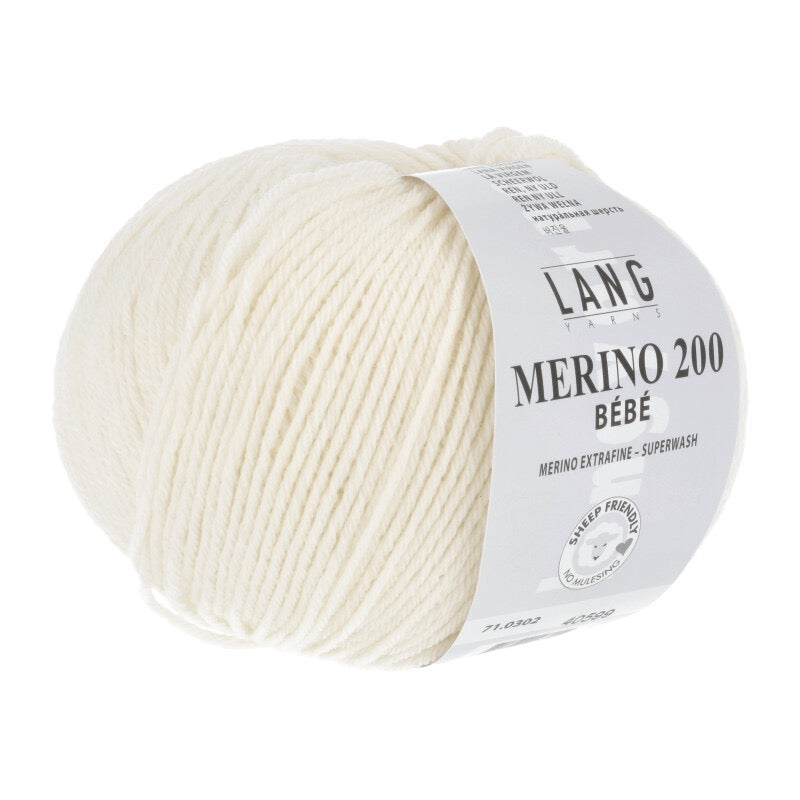 Lang Yarns - Merino 200 - egg white - 71.0302
