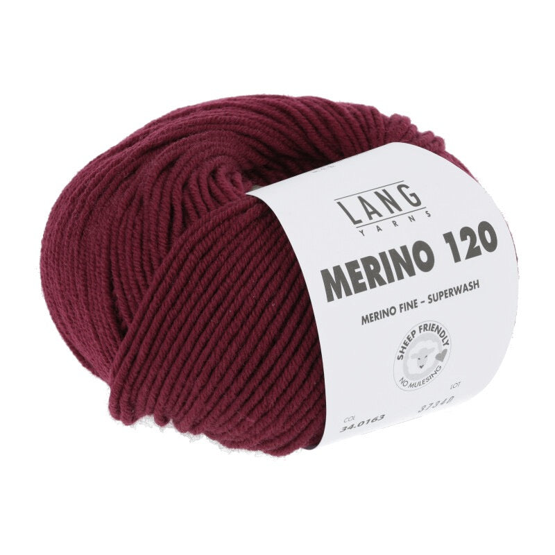 Lang Yarns - Merino 120 - dark red - 34.0163