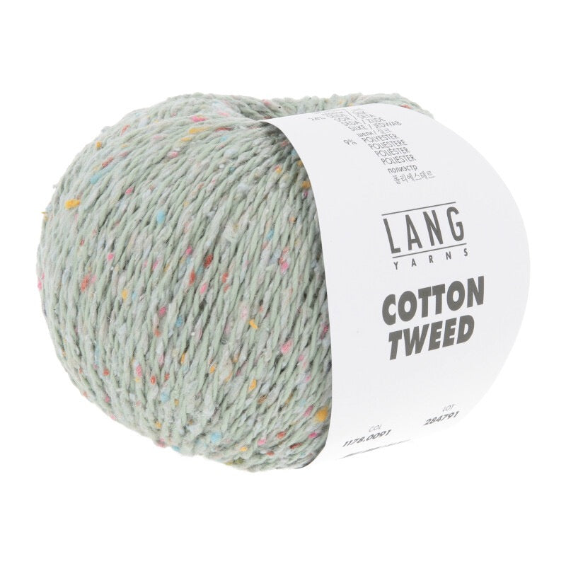 Lang Yarns - Cotton Tweed - pastel green - 1178.0091