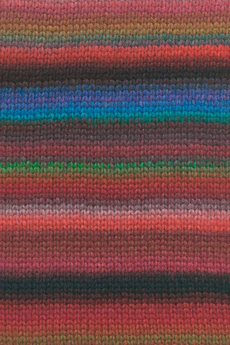 Lang Yarns - CLOUD - bordeaux/green/blue - 1077.0005