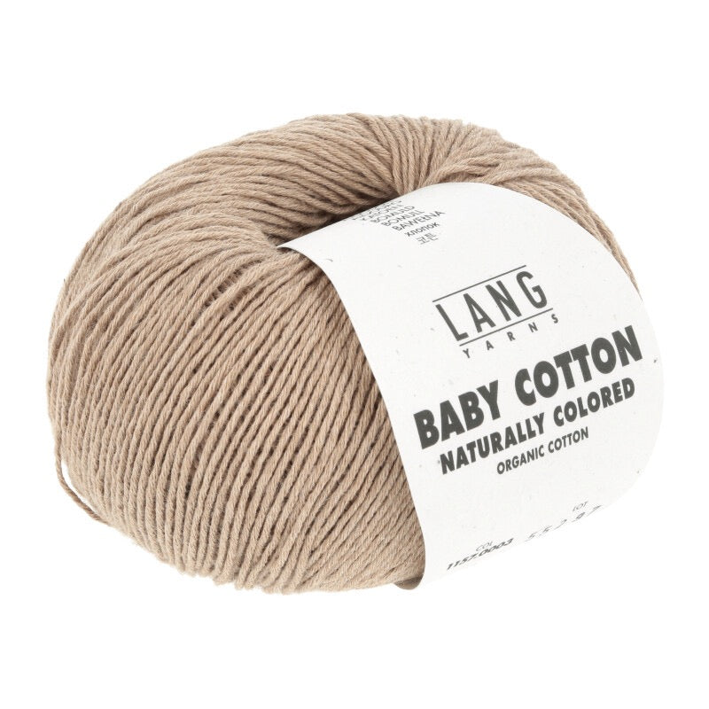 Lang Yarns - Baby Cotton Naturally Colored - dark brown - 1157.0003