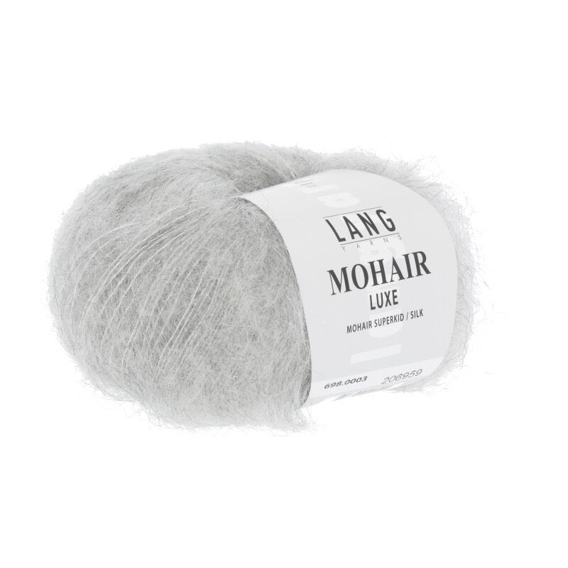 Lang Yarns - Mohair Luxe - grey melange - 698.0003