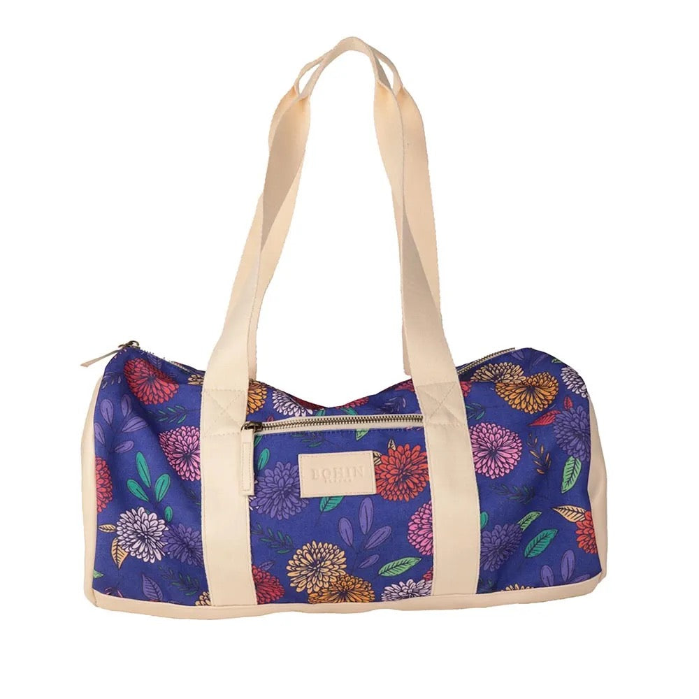 Bohin Projecttas Blossom 45x22cm - blauw