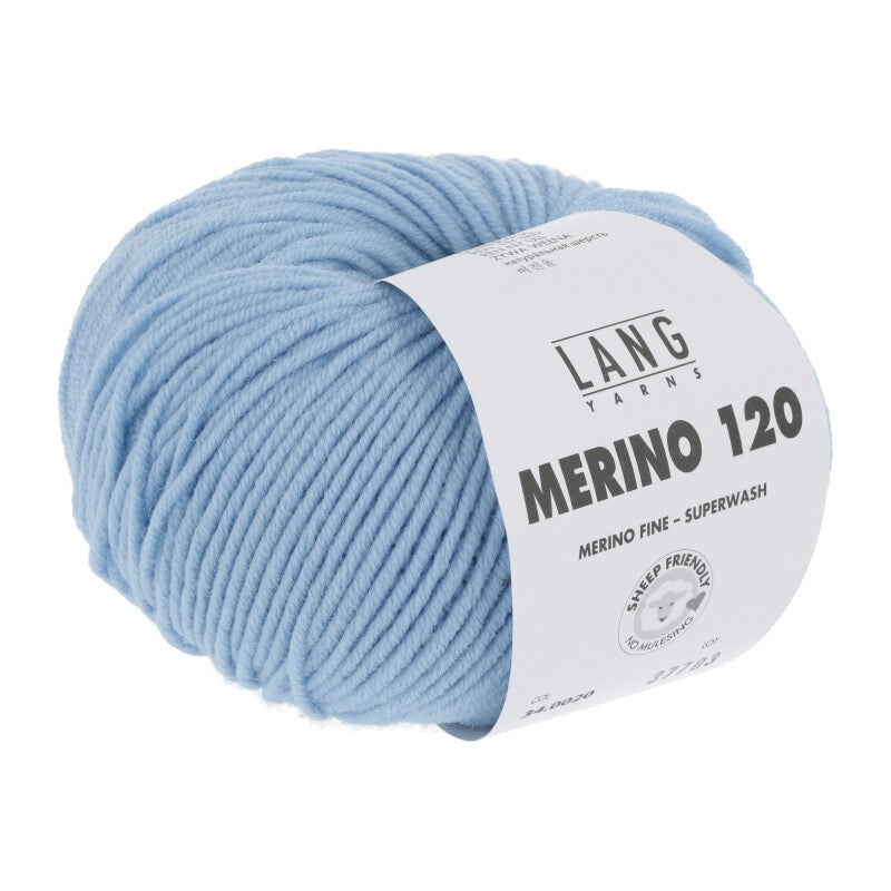 Lang Yarns - Merino 120 - light blue - 34.0020
