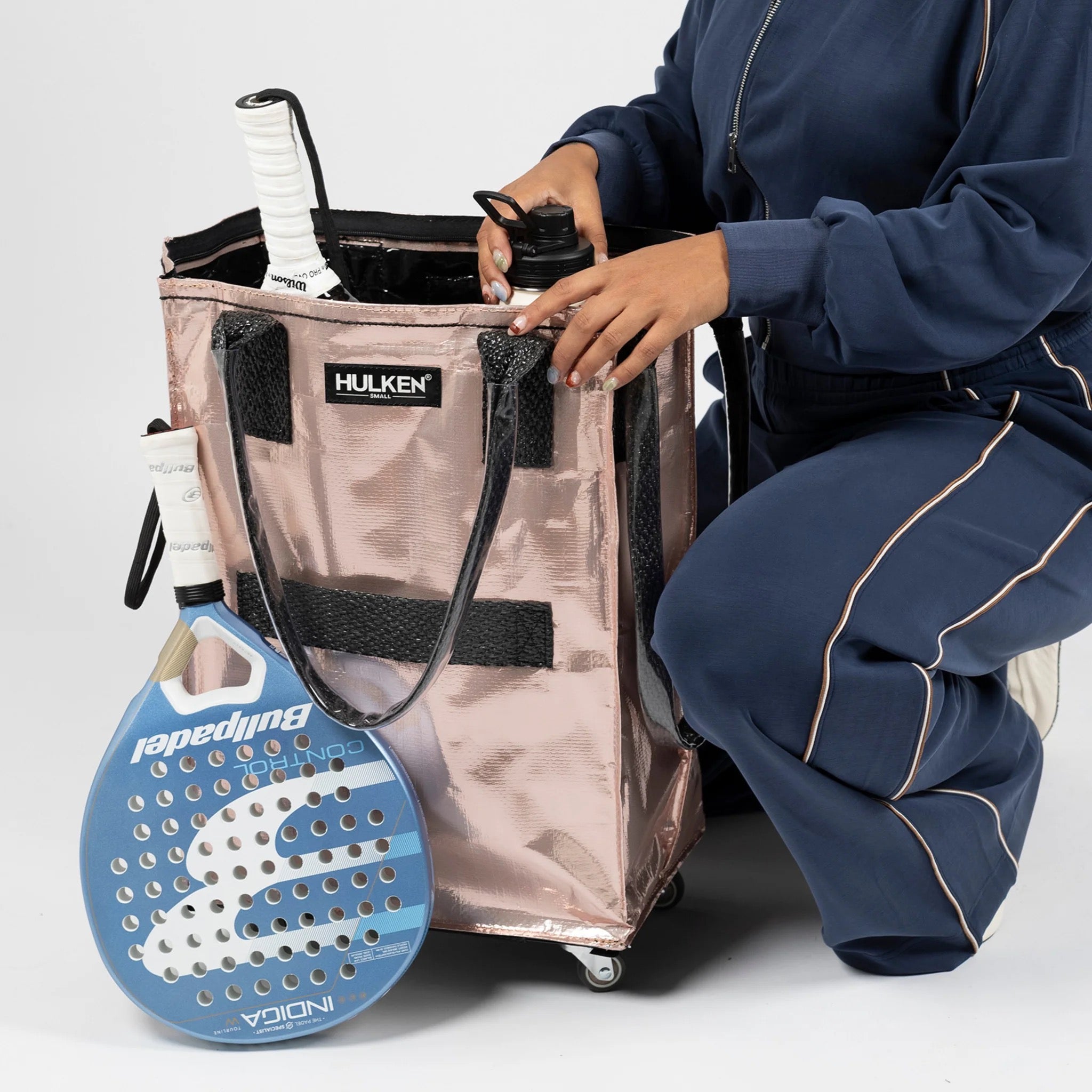 Hulken Bag - rosé goud - small