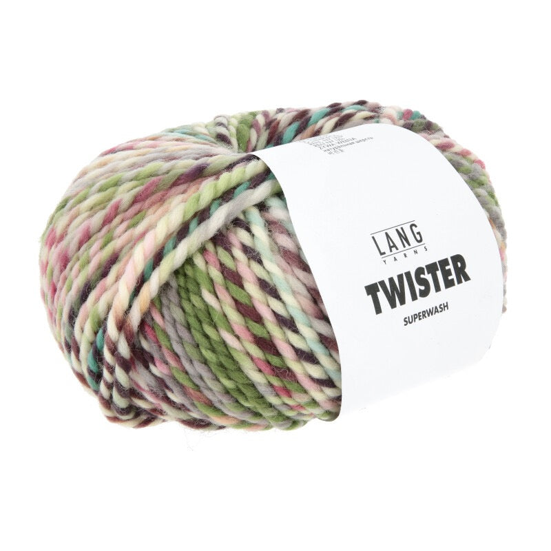 Lang Yarns - Twister - turquoise/green/aubergine - 1184.0003