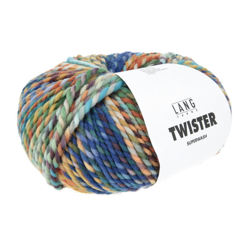Lang Yarns - Twister - marine/green/orange - 1184.0005