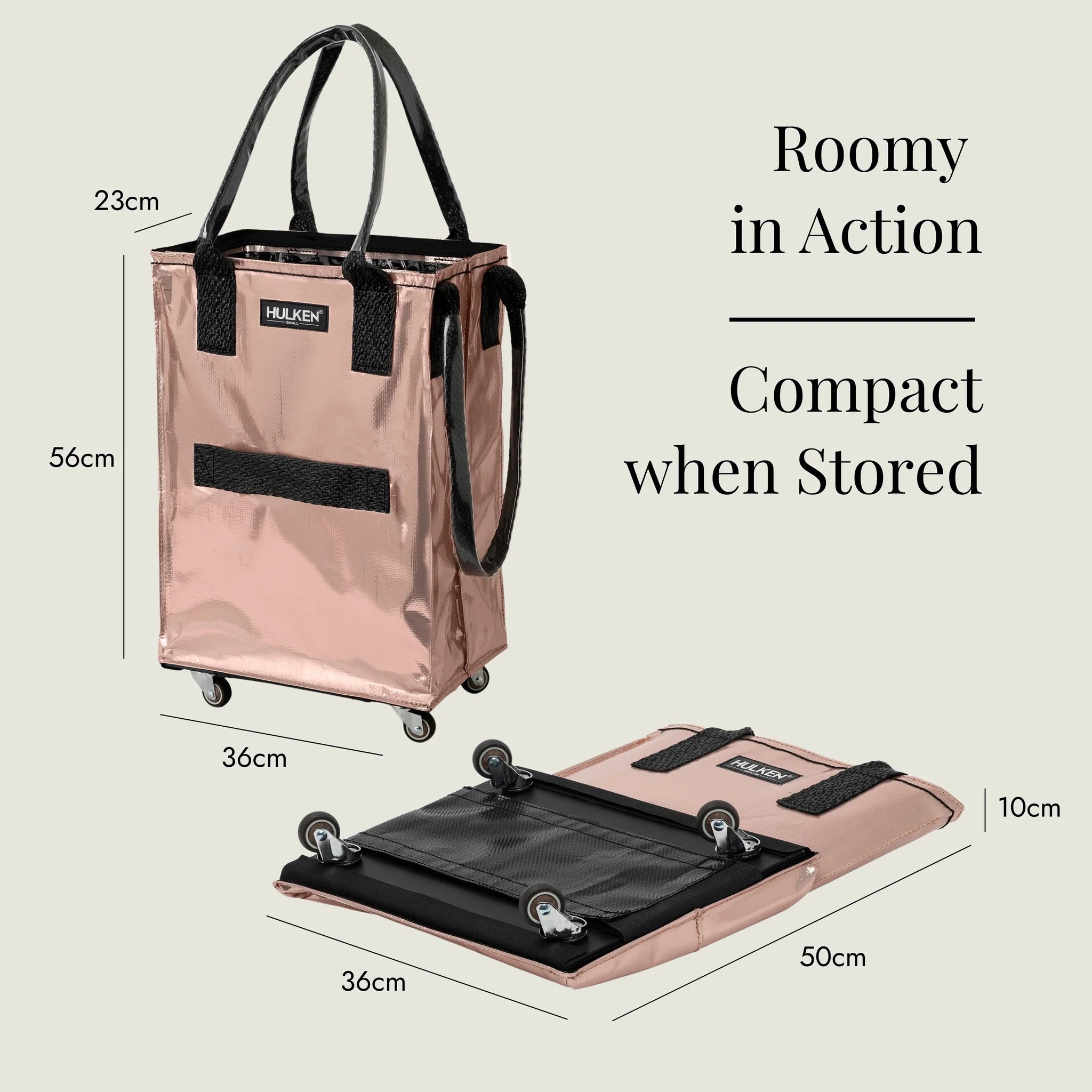 Hulken Bag - rosé goud - small