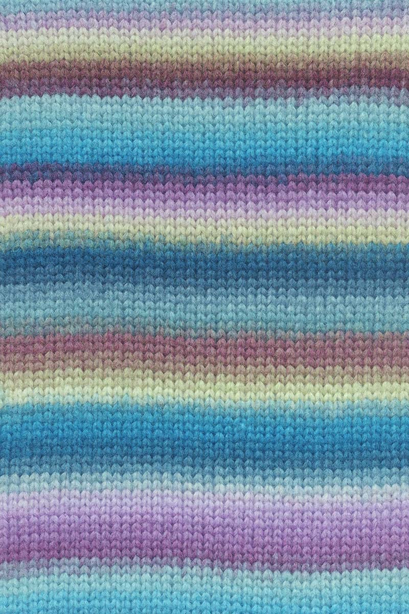 Lang Yarns - CLOUD - petrol/turquoise/purple/light green - 1077.0019