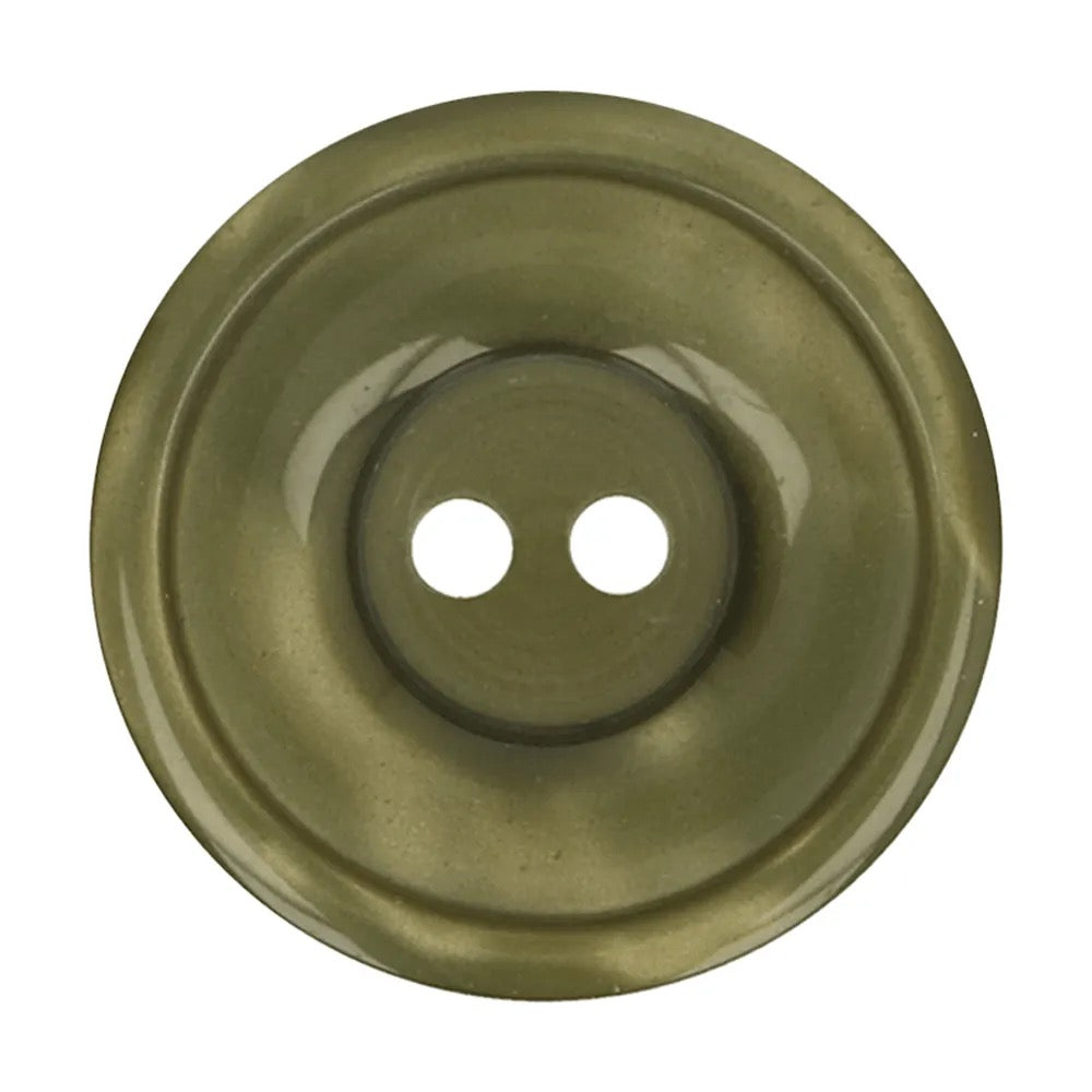 Knop - Bottoni Italiani maat 36 - 22,5mm - groen - 542