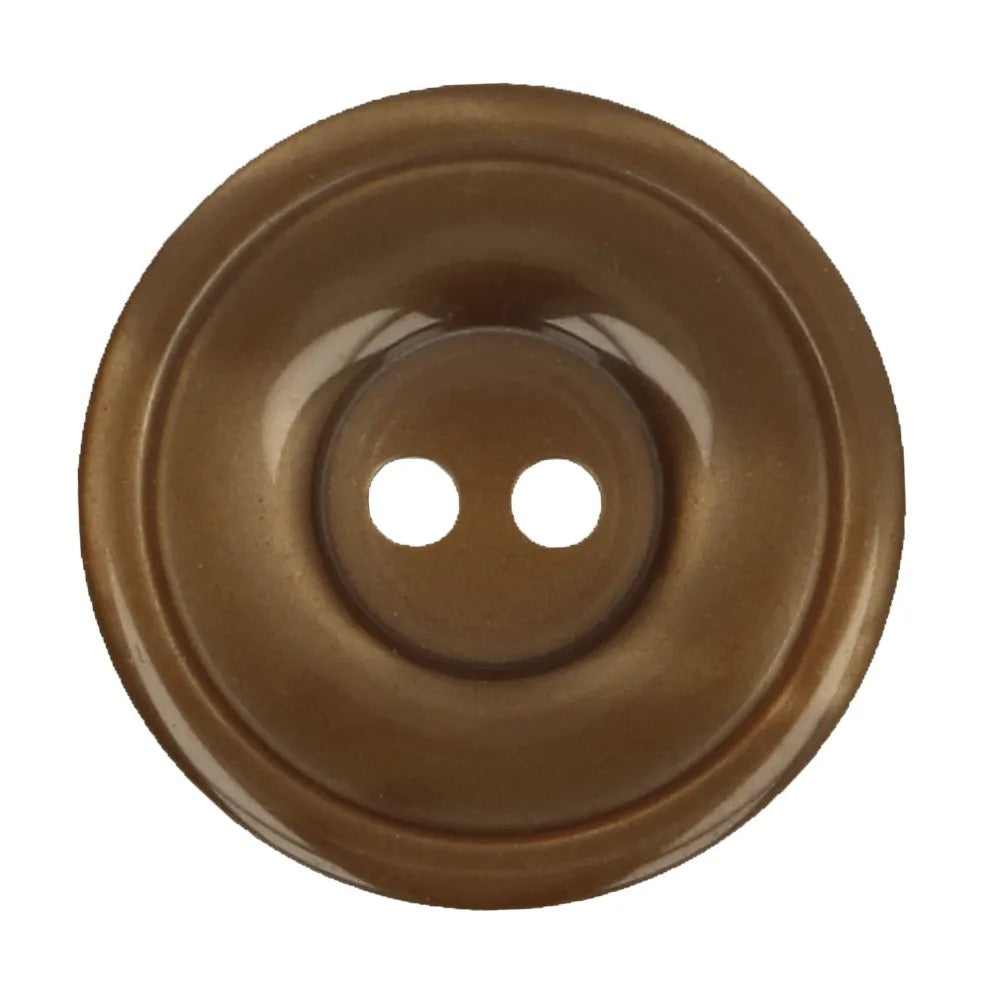 Knop - Bottoni Italiani maat 36 - 22,5mm - bruin - 932