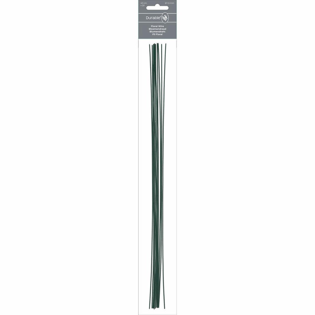 Durable - Bloemensteeldraad - 1,5x400mm - 20 stuks