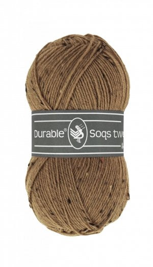 Durable - Soqs Tweed - hazelnut - 2218