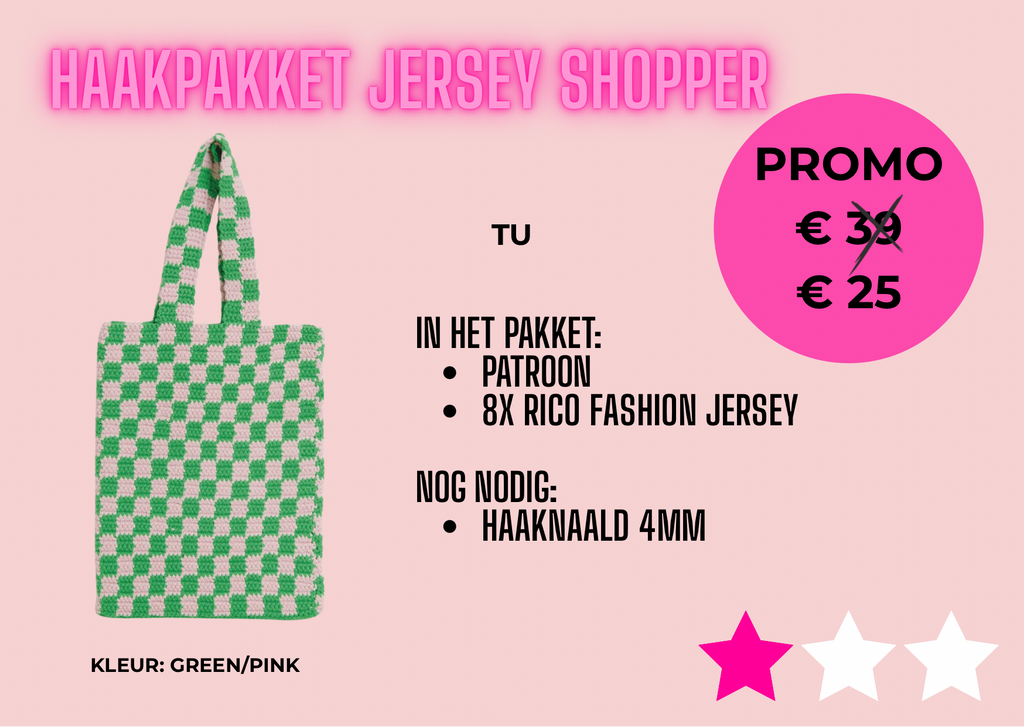 Haakpakket Jersey Shopper