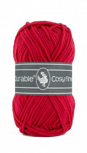 Durable - Cosy Fine - deep red - 317