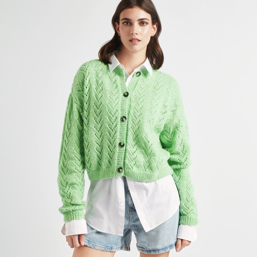 Breipakket Vest Fluffily Green 36/38 - 40/42