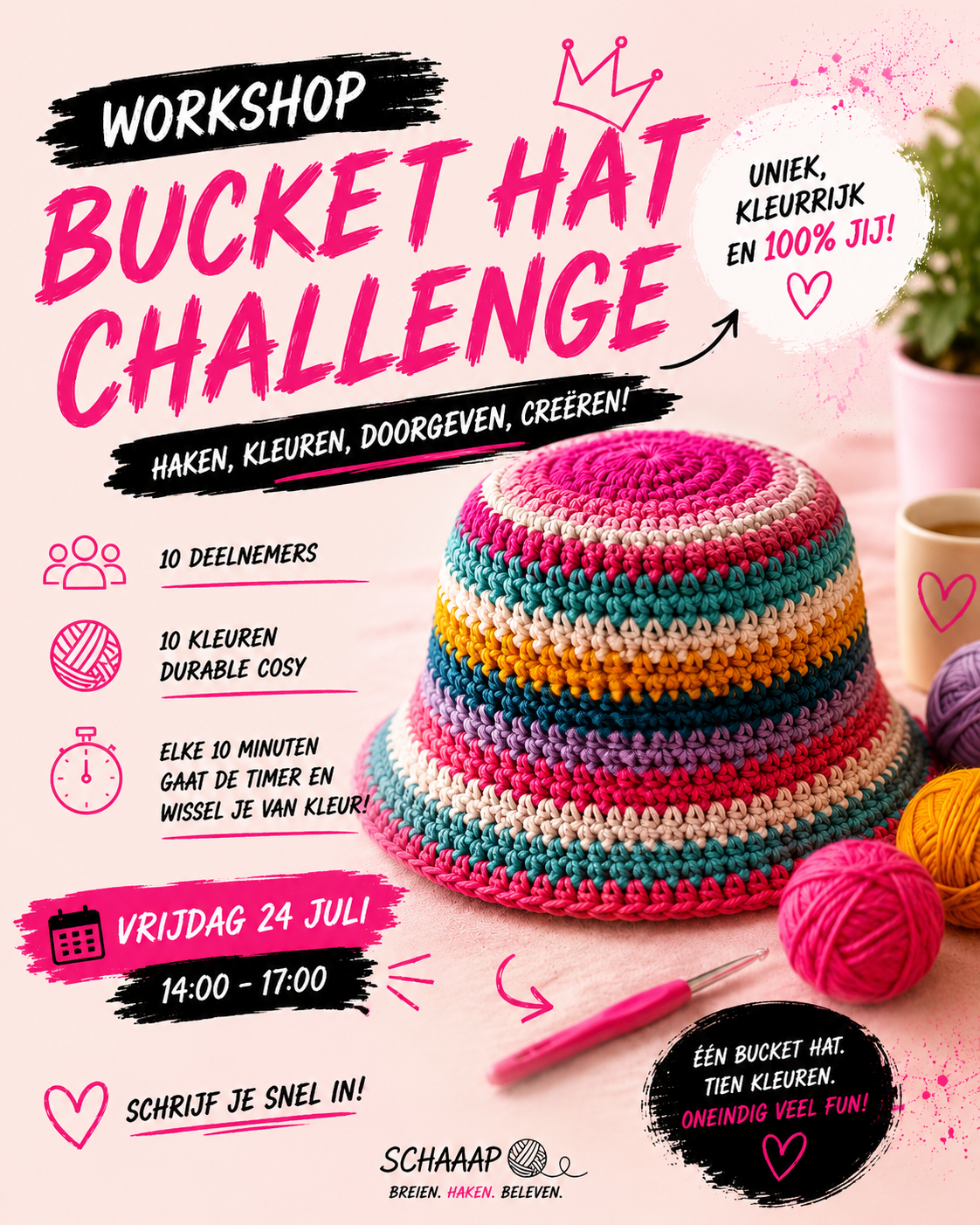 24/07/2026 - Workshop Bucket Hat Challenge