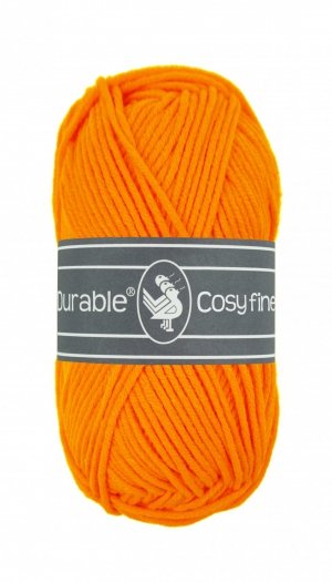 Durable - Cosy Fine - neon orange - 1693