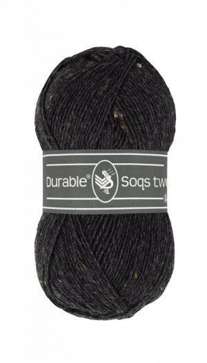 Durable - Soqs Tweed - phantom - 412