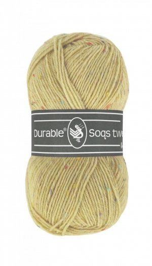 Durable - Soqs Tweed - bleach sand - 409