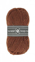 Durable - Soqs Tweed - bombay brown - 417