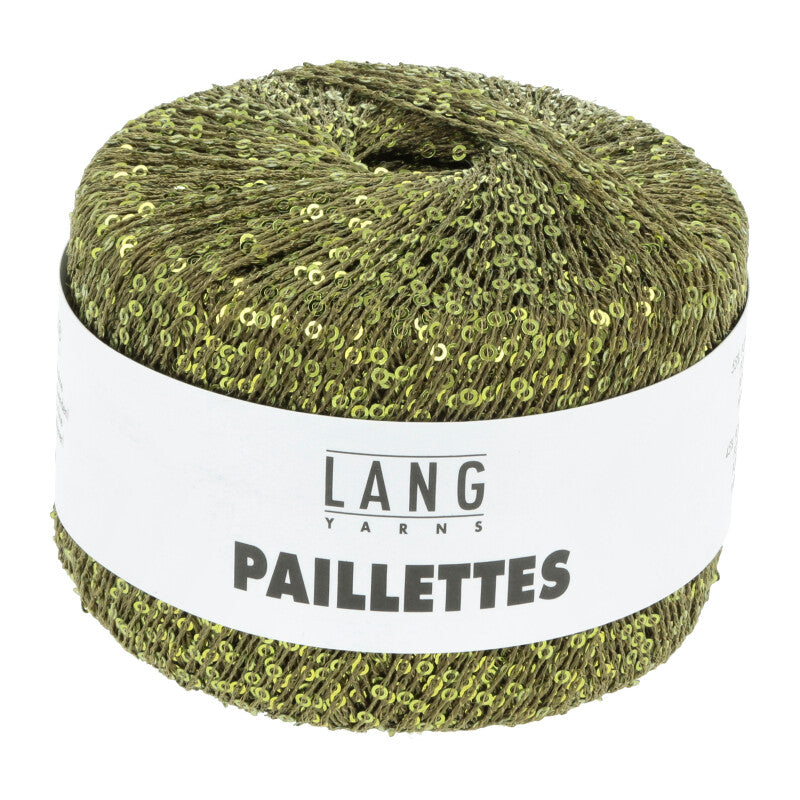 Lang Yarns - PAILLETTES - olive - 39.0098