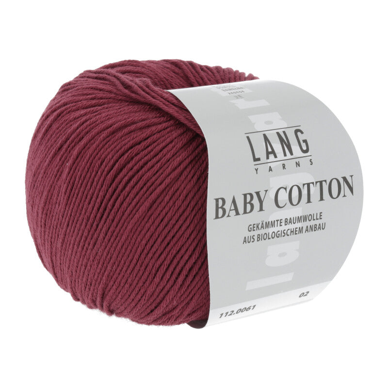 Lang Yarns - Baby Cotton - bordeaux - 112.0061