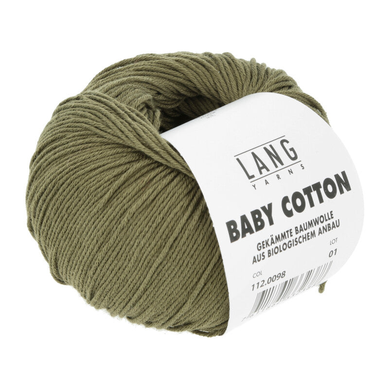 Lang Yarns - Baby Cotton - olive - 112.0098