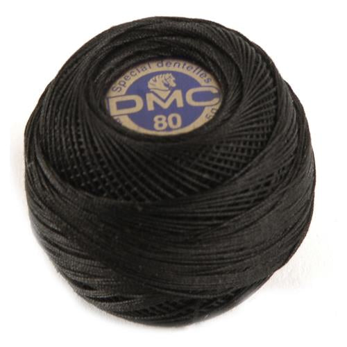 DMC - Spécial Dentelles 80 - 5 gram - noir