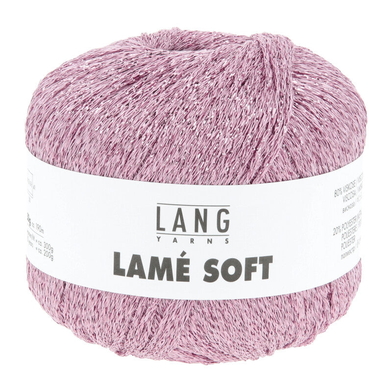 Lang Yarns - Lamé Soft - rosa - 56.0009