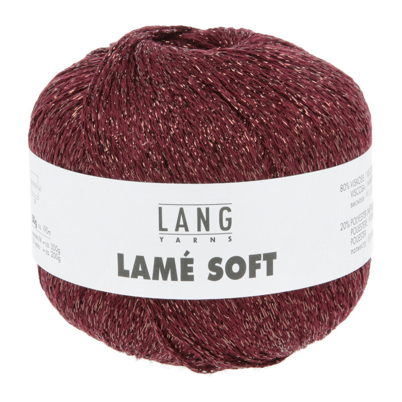 Lang Yarns - Lamé Soft - berry red - 56.0066