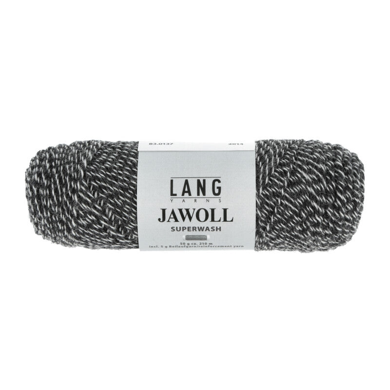 Lang Yarns - Jawoll - twisted antraciet ecru - 83.0137