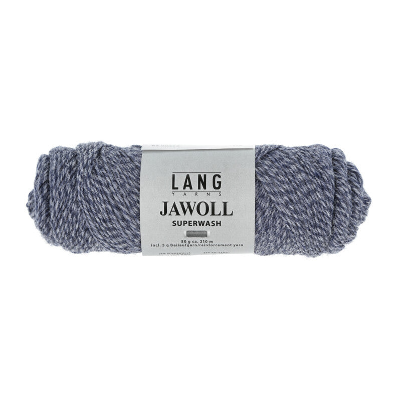 Lang Yarns - Jawoll - heathered denim blue - 83.0258